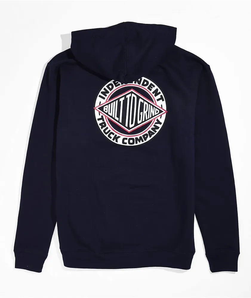 Independent Kids Built To Grind Summit Navy Hoodie