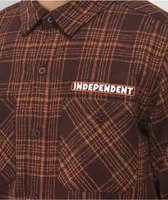 Independent Mesa Brown Flannel Shirt
