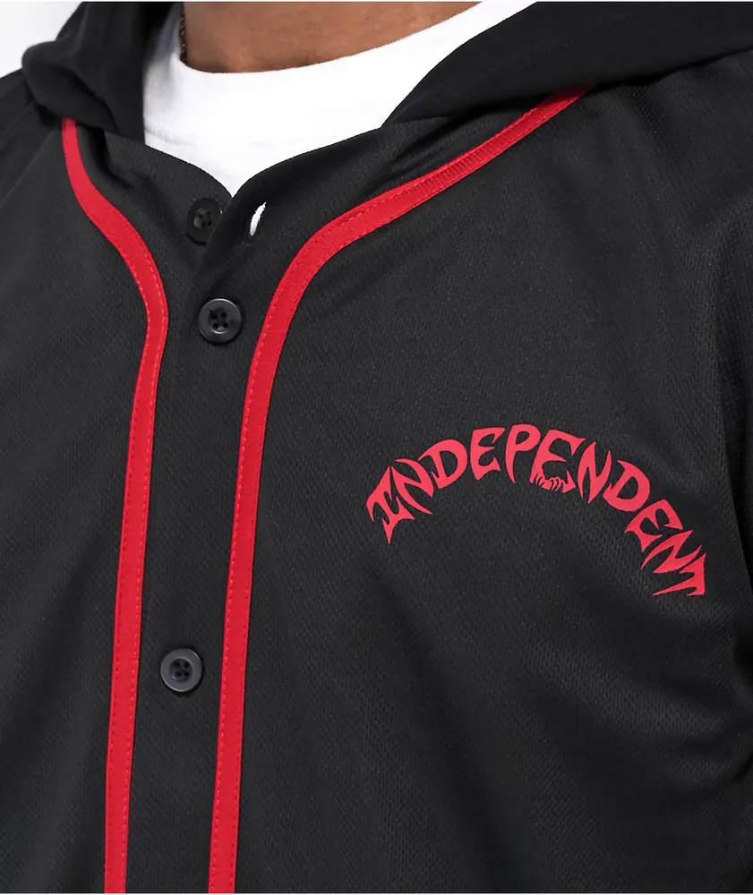 Independent Night Prowler Long Sleeve Black 2fer Jersey