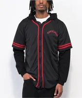 Independent Night Prowler Long Sleeve Black 2fer Jersey