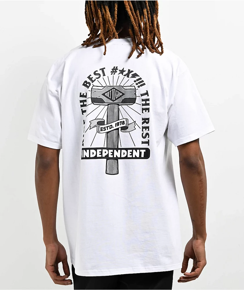 Independent RTB Sledge White T-Shirt