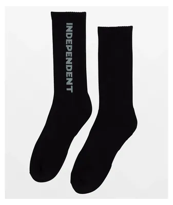 Independent Reflect Black Crew Socks
