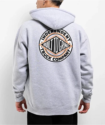 Independent Summit Heather Grey Hoodie