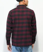 Independent Tilden Burgandy Plaid Flannel Shirt