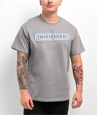 Independent Tile Bar Grey T-Shirt