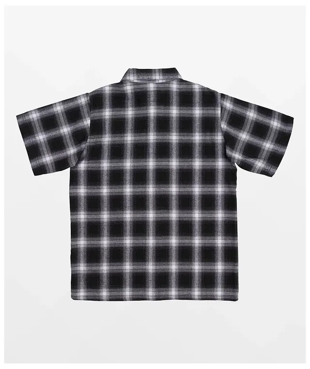 Independent Uncle Charlie Red & Black Short Sleeve Flannel Shirt