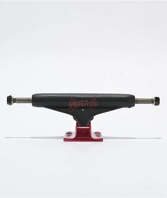 Independent Voltage Span Hollow 144 Stage 11  Black & Ano Red Skateboard Truck