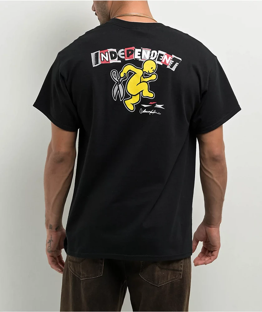 Independent x Lance Mountain Ransom Black T-Shirt