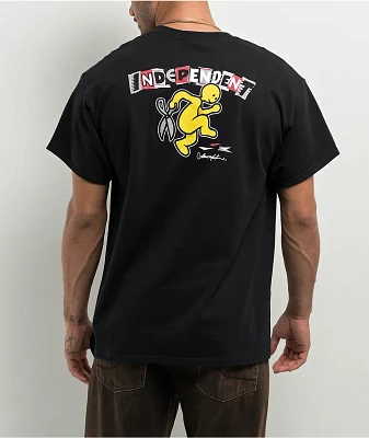 Independent x Lance Mountain Ransom Black T-Shirt