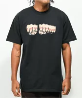 Independent x Toy Machine Fists Black T-Shirt