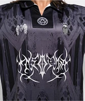 Insomnia Sinister Black & Grey Soccer Jersey