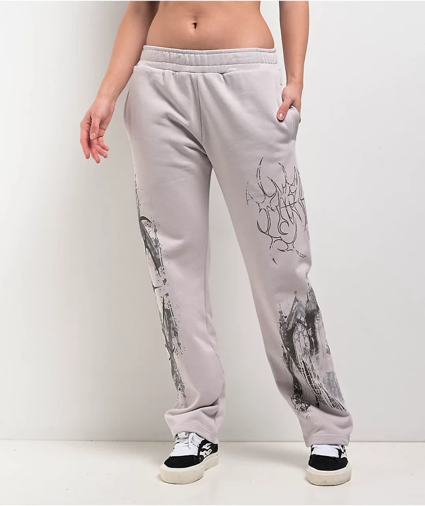 Insomnia Visuals Cathedral Grey Sweatpants