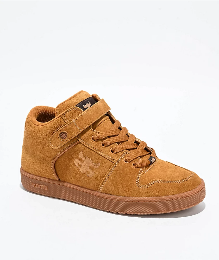 Ipath Grasshopper Cognac Leather Skate Shoes