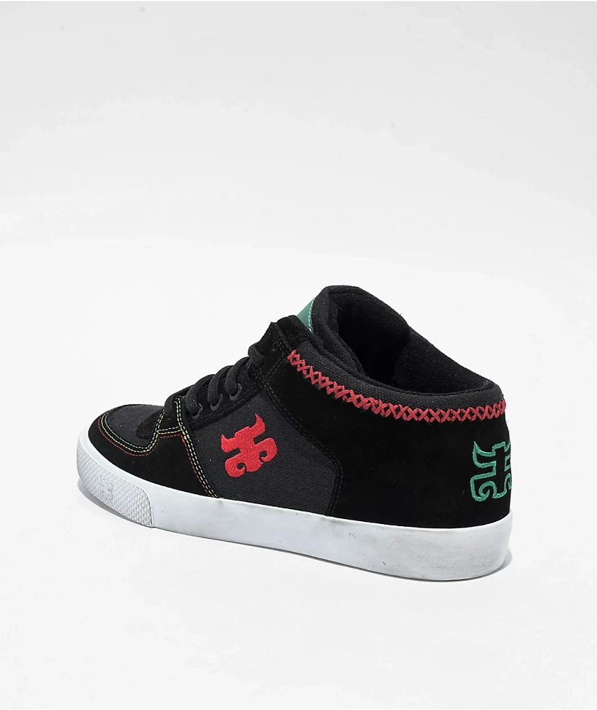 Ipath Reed Black & Rasta Skate Shoes