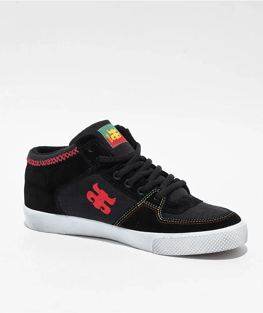 Ipath Reed Black & Rasta Skate Shoes