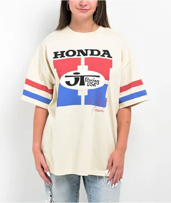 JT Racing x Honda Team Beige T-Shirt
