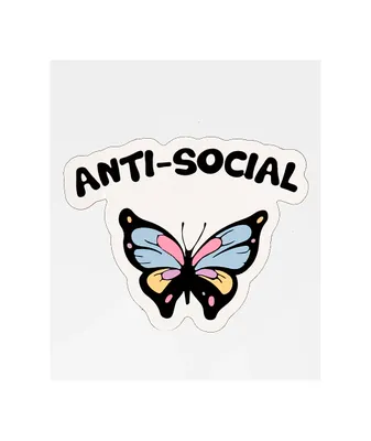 JV by Jac Vanek Anti-Social Sticker