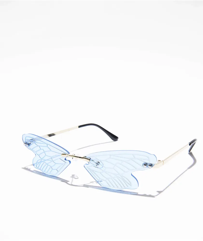 Jacks Blue Butterfly Sunglasses