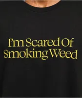 Jacuzzi Scared Of Weed Black T-Shirt