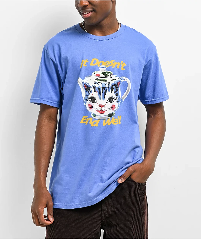 Jacuzzi Tea Pot Blue T-Shirt