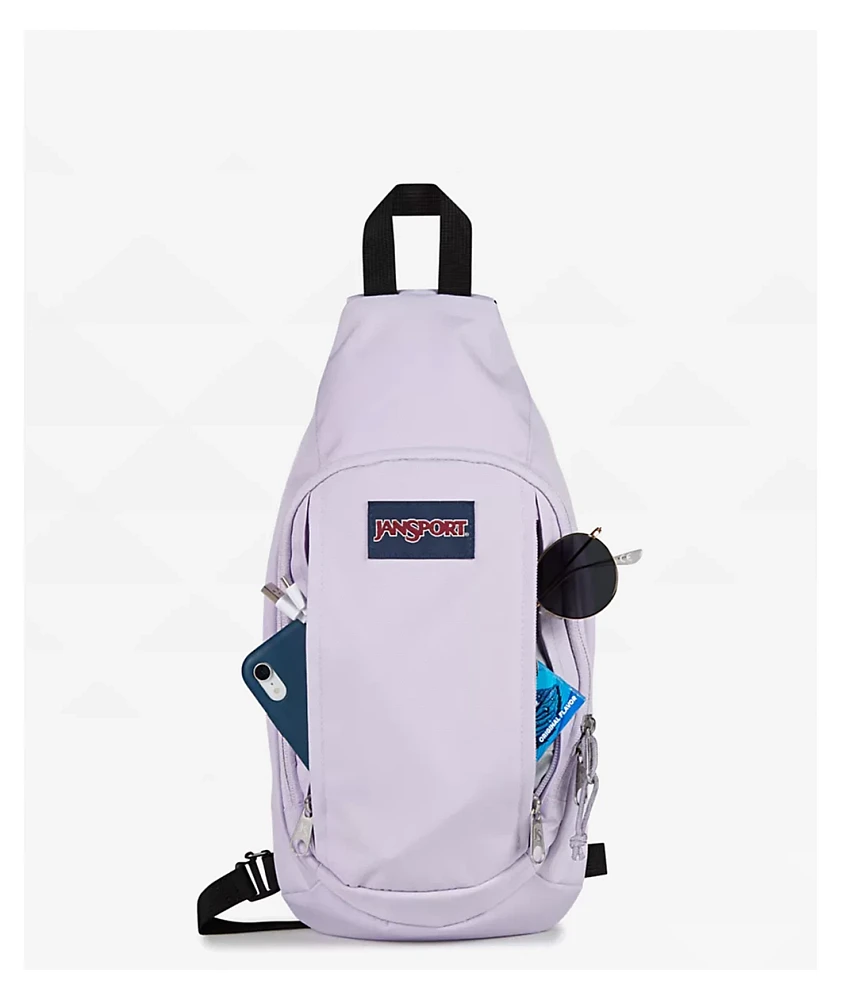 Jansport Move Sling Lilac Crossbody Bag