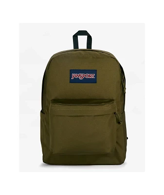 Jansport Superbreak Plus Army Green Backpack