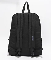 Jansport Superbreak Plus Embroidered Cherry Black Backpack