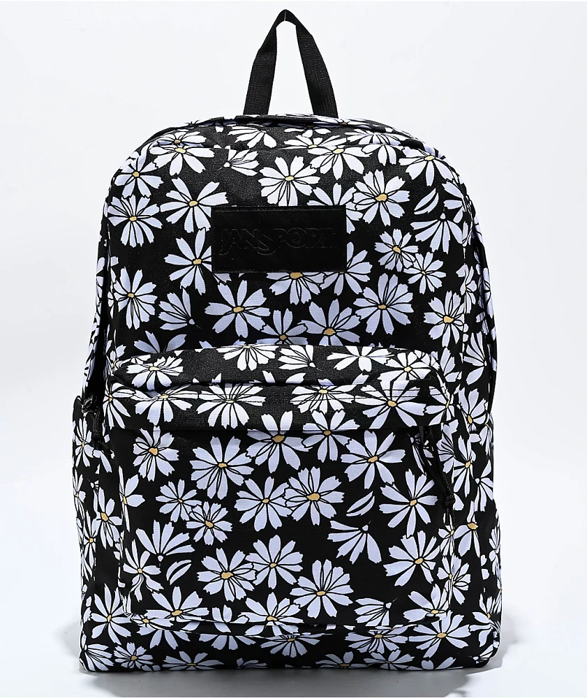 Jansport Superbreak Plus Punk Pansies Black Backpack