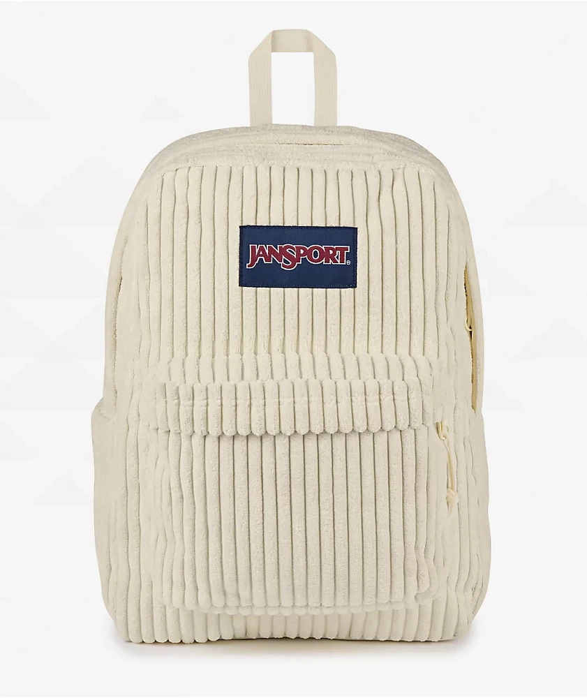 Jansport Superbreak Plus Surreal Corduroy Coconut Backpack