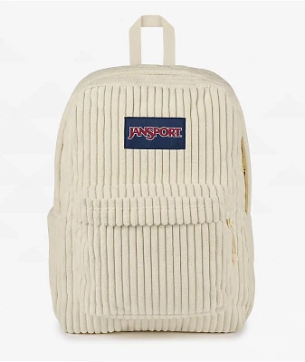 Jansport Superbreak Plus Surreal Corduroy Coconut Backpack