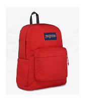 Jansport Superbreak Red Tape Backpack