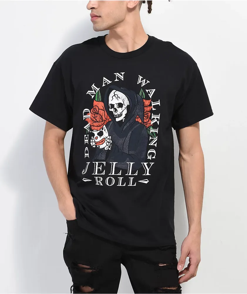 Jelly Roll Dead Man Walking Black T-Shirt