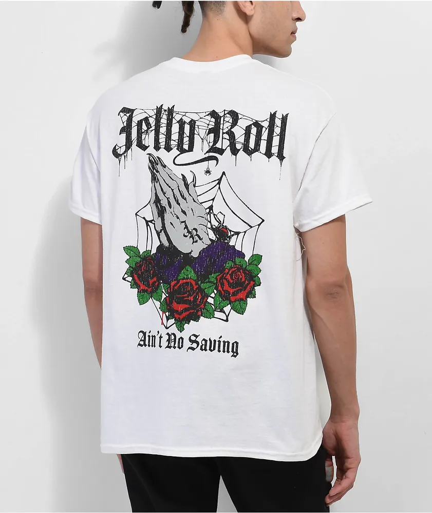 Jelly Roll Spider White T-Shirt