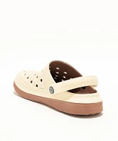 Joybees Varsity Bone & Gum Clog Sandals