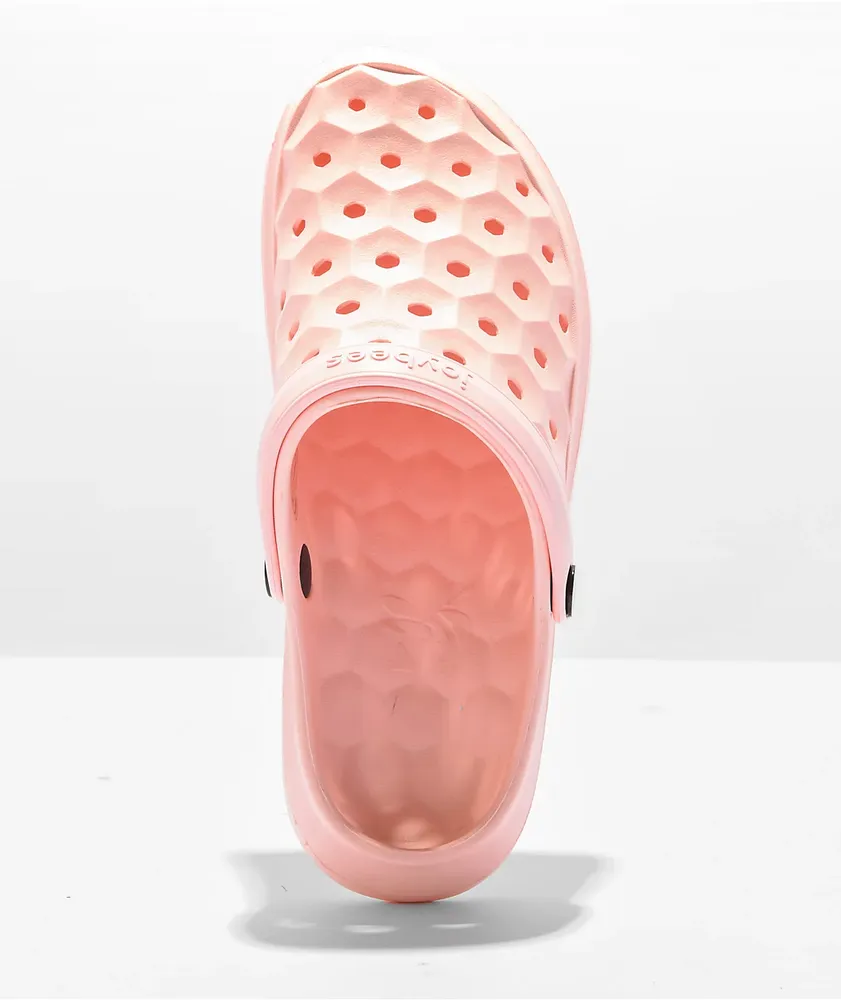 Joybees Varsity Pink Clog Sandals