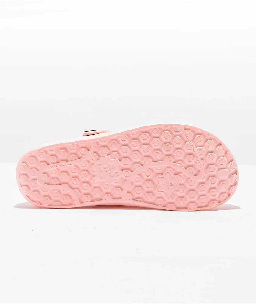 Joybees Varsity Pink Clog Sandals