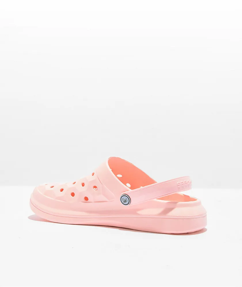 Joybees Varsity Pink Clog Sandals