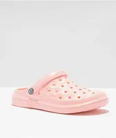 Joybees Varsity Pink Clog Sandals