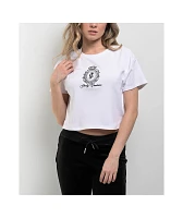 Juicy Couture Bleached White Crop T-Shirt