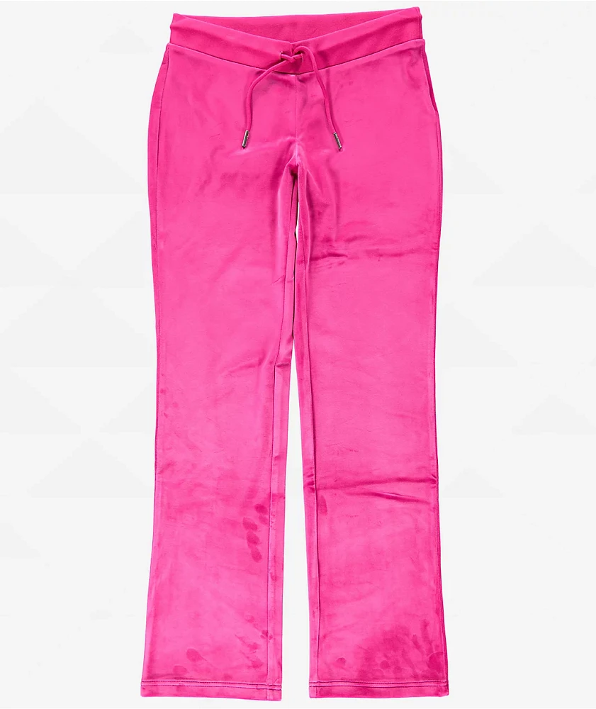 Juicy Couture Bling Free Love Velour Track Pants