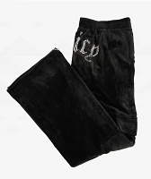 Juicy Couture Bling Licorice Velour Cargo Track Pants
