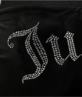 Juicy Couture Bling Licorice Velour Track Pants