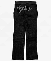 Juicy Couture Bling Licorice Velour Track Pants