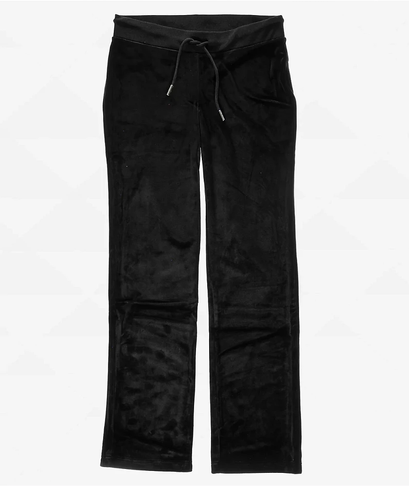 Juicy Couture Bling Licorice Velour Track Pants