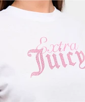 Juicy Couture Extra Juicy White Crop T-Shirt