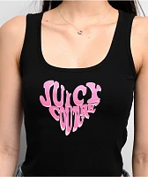 Juicy Couture Heart Licorice Crop Tank Top