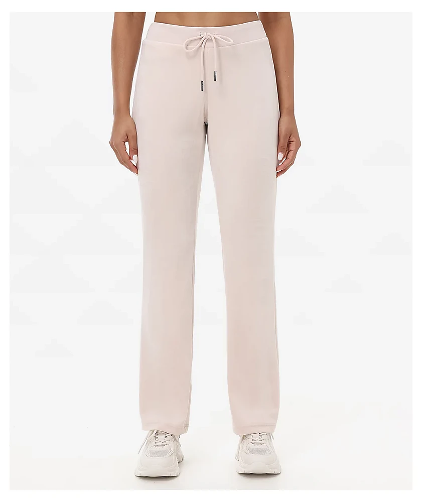 Juicy Couture OG Big Bling Crystal Velour Track Pants