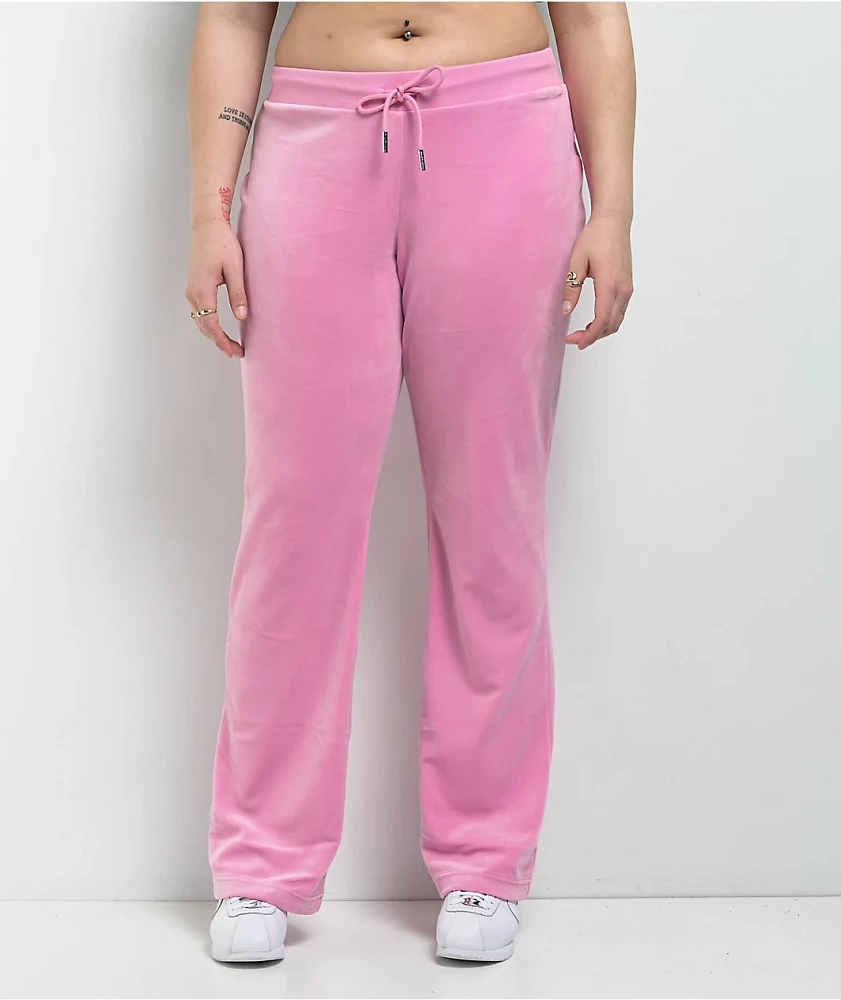 Juicy Couture OG Big Bling Fanciful Velour Track Pants