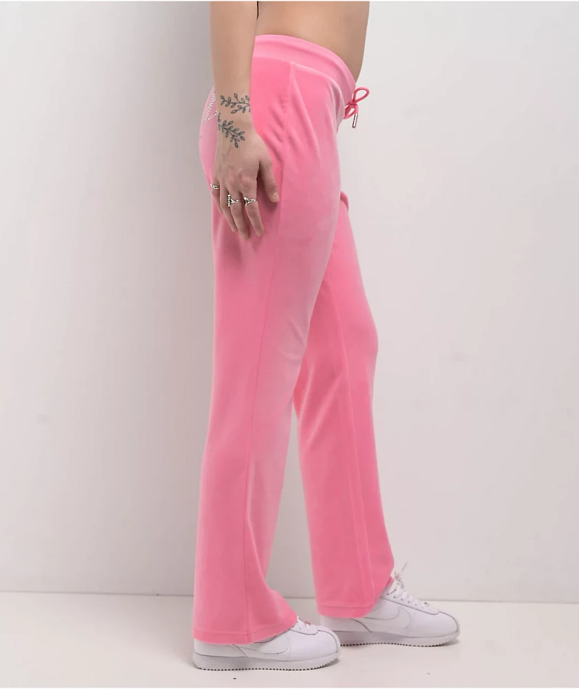 Juicy Couture OG Bling Hot Hot Velour Track Pants