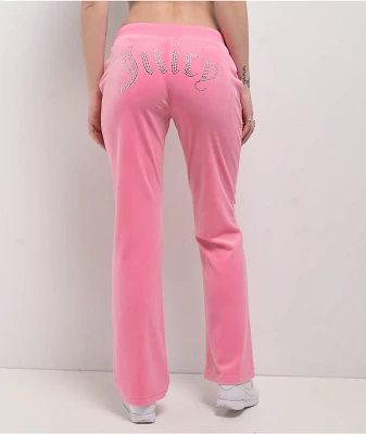 Juicy Couture OG Bling Hot Hot Velour Track Pants